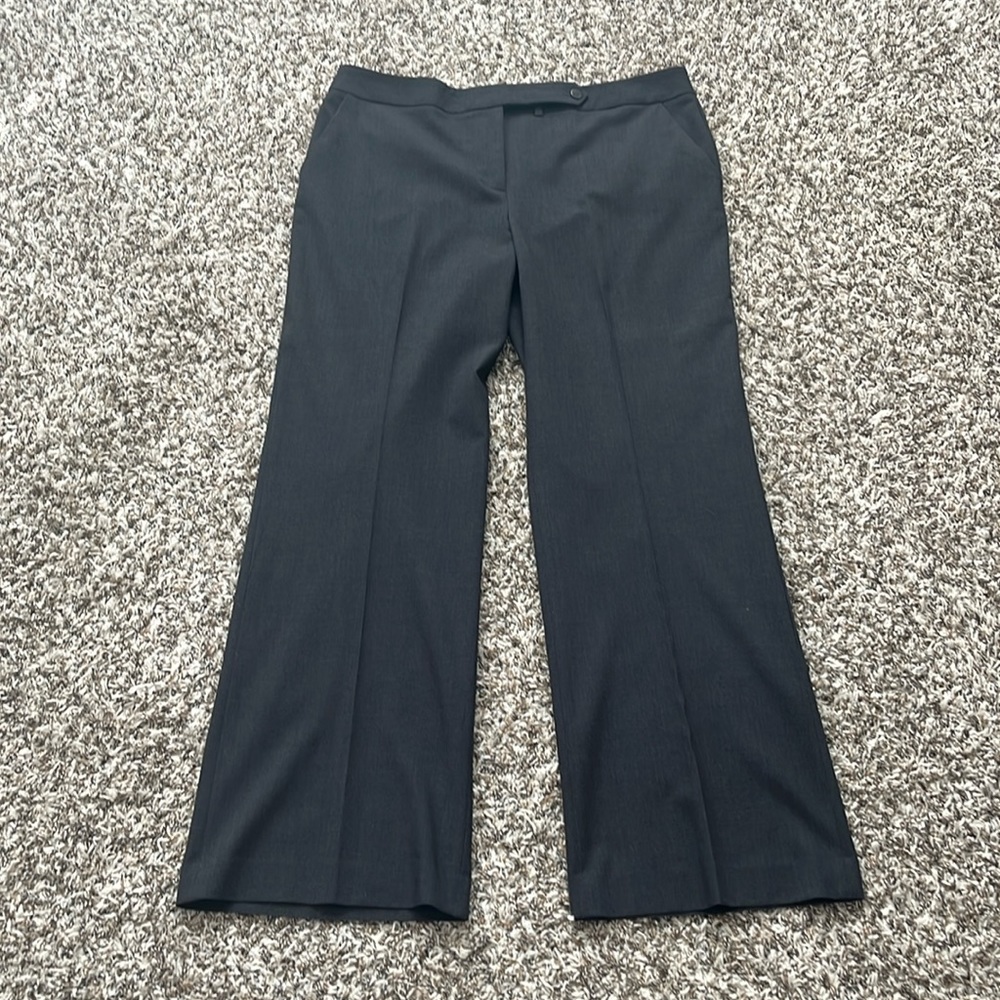 Calvin Klein Classic Fit Suit Pants, charcoal gray, Size 14